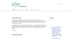 Desktop Screenshot of genalab.org